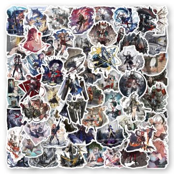 Arknights Game Stickers - Cartoon Graffiti Decals for Suitcase & Phone