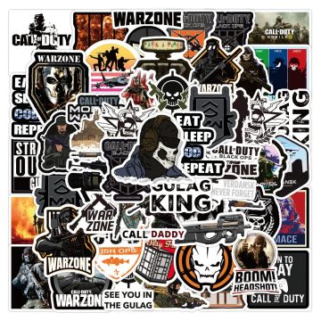 Call of Duty Game Stickers - Cool Graffiti Decals for Skateboard Guitar Motorcycle Bike
