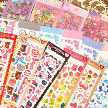Cute Korean Idol Card Stickers - DIY Scrapbooking Stationery Set