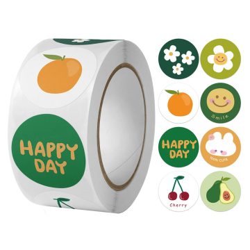 Happy Day Envelope Seal Stickers Birthday Party and Gift Packaging Labels