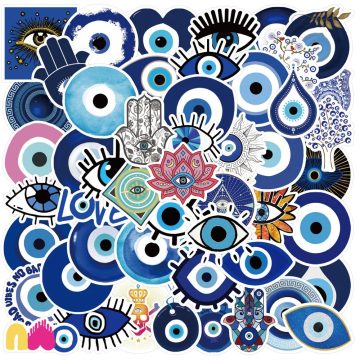 Turkish Evil Eye Stickers - Graffiti Waterproof Vinyl Decals