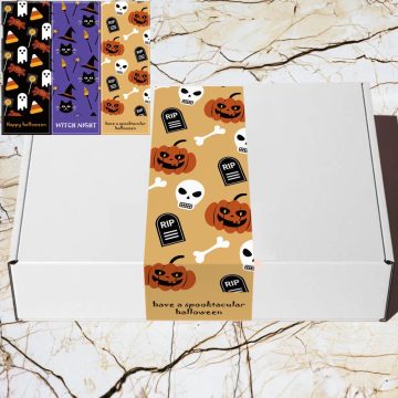 Halloween Pumpkin Decorative Stickers for Envelopes and Gifts