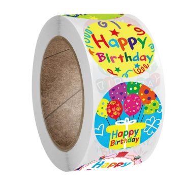 Happy Birthday Packaging Seal Labels Scrapbooking Decor