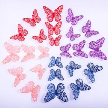 3D Butterfly Wall Stickers for Home Decoration
