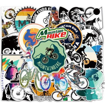 MTB Mountain Bike Graffiti Stickers - Cool Bicycle Decals for Motorcycle Skateboard