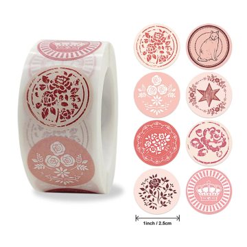 Floral Wedding Sealing Stickers for Party Decor Birthday Envelope Labels