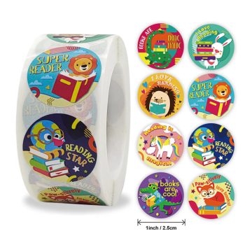 Animal Motivational Reward Stickers Kids Student Teacher