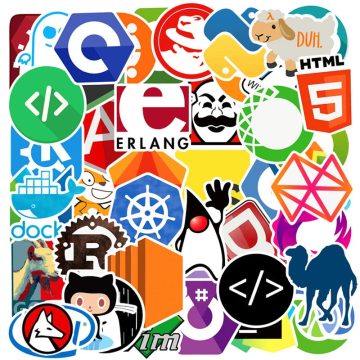 Programming Coding Graffiti Stickers - DIY Waterproof for Phone Car Laptop Helmet Skateboard Computer