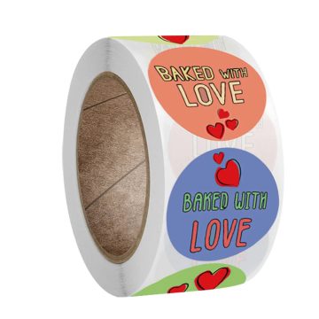 Dessert Cat Stickers with Thank You Messages for Sealing Labels