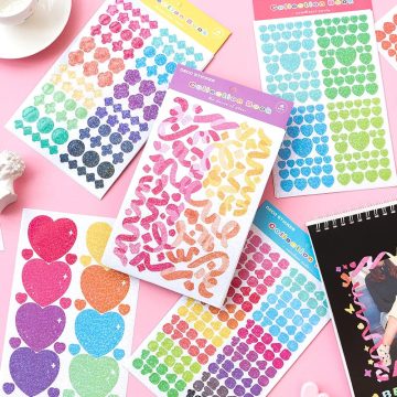 Color Series Laser Stickers - Scrapbooking & Journal Decoration