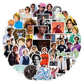 Matthew Gray Gubler Fashion Actor Stickers for Suitcase Scooter