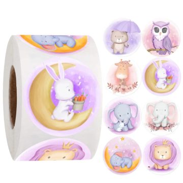 Encouragement Reward Stickers for Kindergarten and School Animal Theme Labels