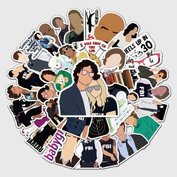 Criminal Minds TV Show Stickers for Motorcycle Luggage Skateboard