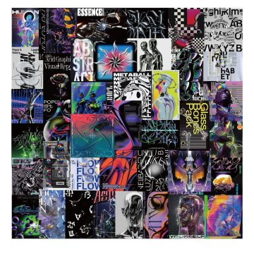 Harajuku Graffiti Stickers - Motorcycle & Notebook Decor