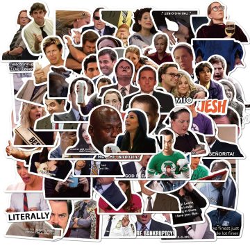 Meme Cartoon Stickers - Waterproof Funny Decals for Skateboard & Gear