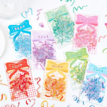Heart Ribbon Series Stickers - Scrapbook & Planner Supplies