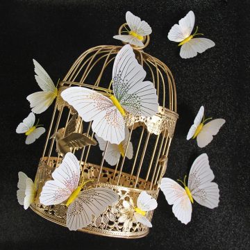 3D Butterfly Wall Stickers Home Decor Self-Adhesive Decals