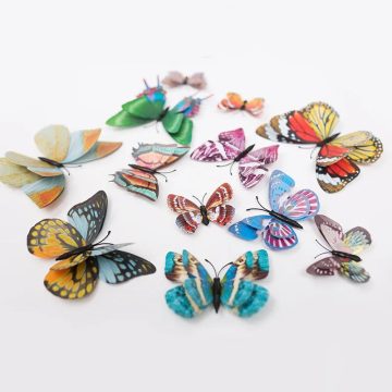 Luminous 3D Butterfly Wall Stickers Glow-in-the-Dark Fridge Magnets