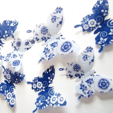 3D PVC Butterfly Wall Stickers - Home & Wedding Decoration