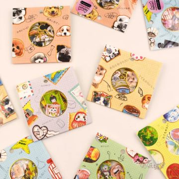 Cat & Dog Stationery Stickers - DIY Planner & Mobile Decoration