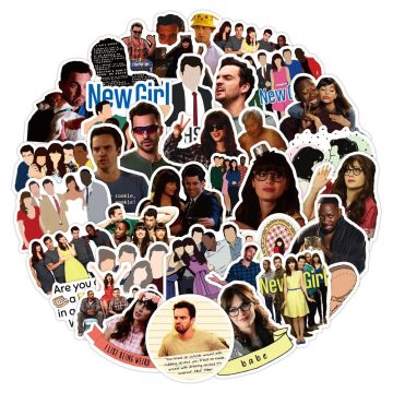 New Girl TV Show Sticker Pack
