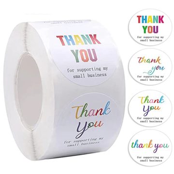 Exquisite Thank You Stickers for Envelopes and Special Occasions
