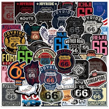 Route 66 Main Street of America Sticker Pack