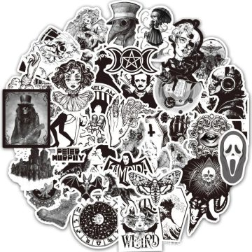 Gothic Horror Stickers Waterproof Guitar & Motorcycle Decoration