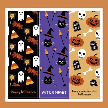 Halloween Theme Stickers Pack for Party Decorations