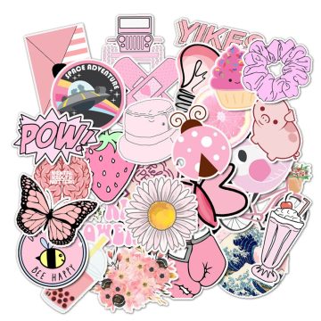 VSCO Girl Waterproof Stickers Skateboard & Laptop Decor