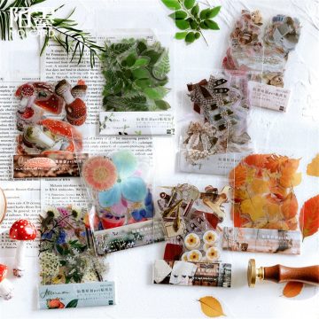 Plant & Mushroom Stickers - Scrapbook & Planner Supplies