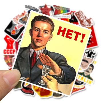 Soviet Union Retro Stickers - USSR Graffiti Decals