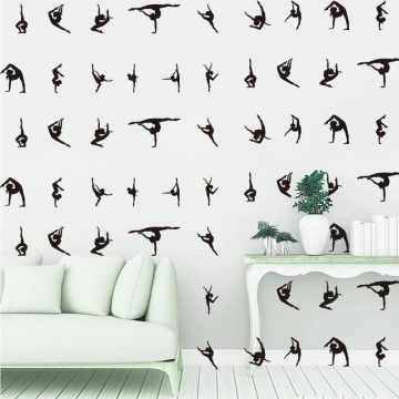 Gymnastics & Ballet Wall Stickers Girl Nursery Room Dance Decor