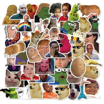 Classic Meme Sticker Pack Collection