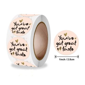 Birthday and Party Thank You Stickers for Gift Packaging