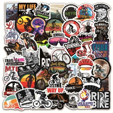 Mountain Bike MTB Graffiti Stickers for Helmet & Suitcase