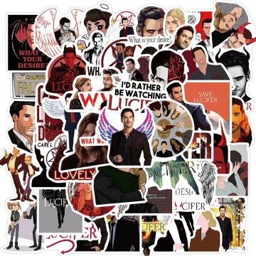 Lucifer TV Show Stickers - Waterproof Graffiti Decals