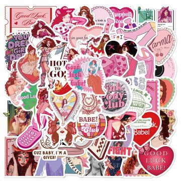 Chappell Roan Singer Graffiti Stickers for Skateboard Phone