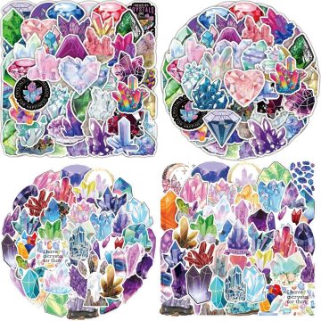 Crystal Cartoon Graffiti Stickers Waterproof for Laptop, Car, Luggage, Phone, Helmet, Kids Toy
