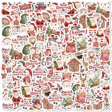 Christmas Graffiti Stickers Santa & Elk Holiday Theme for DIY Decoration