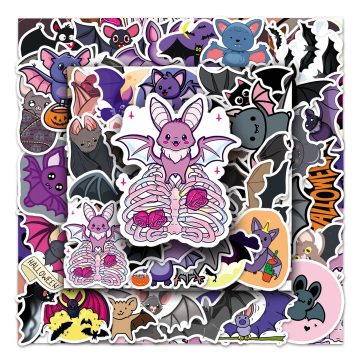 Bat Cartoon Waterproof Stickers for Skateboard, Snowboard