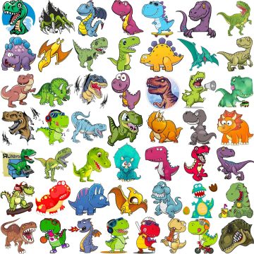 3D Dinosaur Temporary Tattoos T-Rex Party Favor for Kids