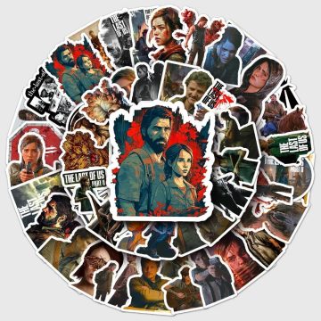 The Last of Us Game Stickers for Skateboard Helmet TV