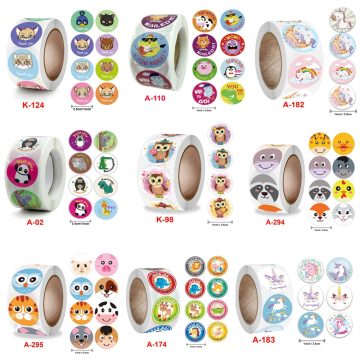 Animal Cake Stickers for Party Decor and Stationery Gifts