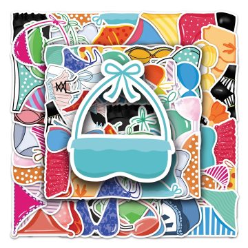 Cute Cartoon Waterproof Vinyl Stickers for Skateboard and Snowboard