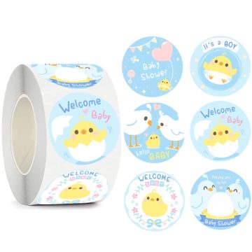 Cute Animal Encouragement Reward Stickers for Children Creative School Supplies Kawaii Circle Toy Design