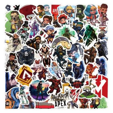Apex Legends Cartoon Stickers Vinyl Decals for Phone, Laptop, Scooter