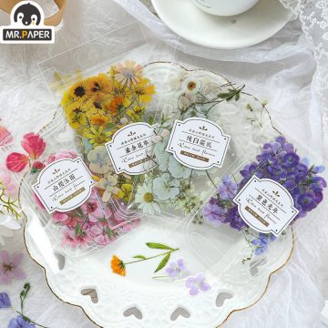 Fresh Flower Stickers - Decorative Stationery Set