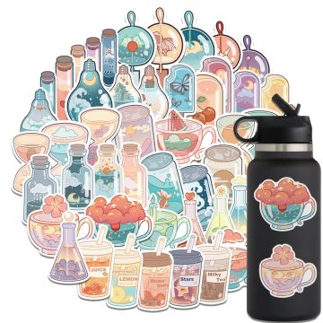 Drink Bottle Stickers - Graffiti Waterproof Decals for Skateboard Phone Helmet