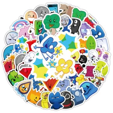 Funny Game Cartoon Stickers - Waterproof Decoration for DIY, Luggage & Tech
